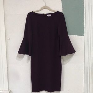 Plum Gold Dress